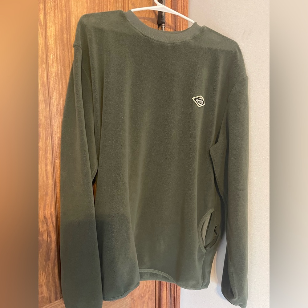 VISSLA Olive Green Fleece Top